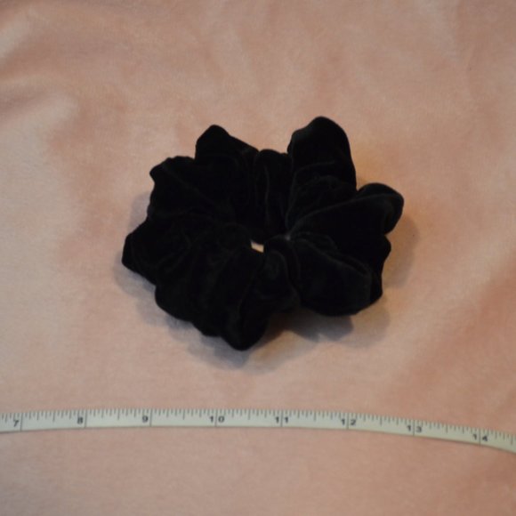 Black Velvet Scrunchie - Picture 5 of 5